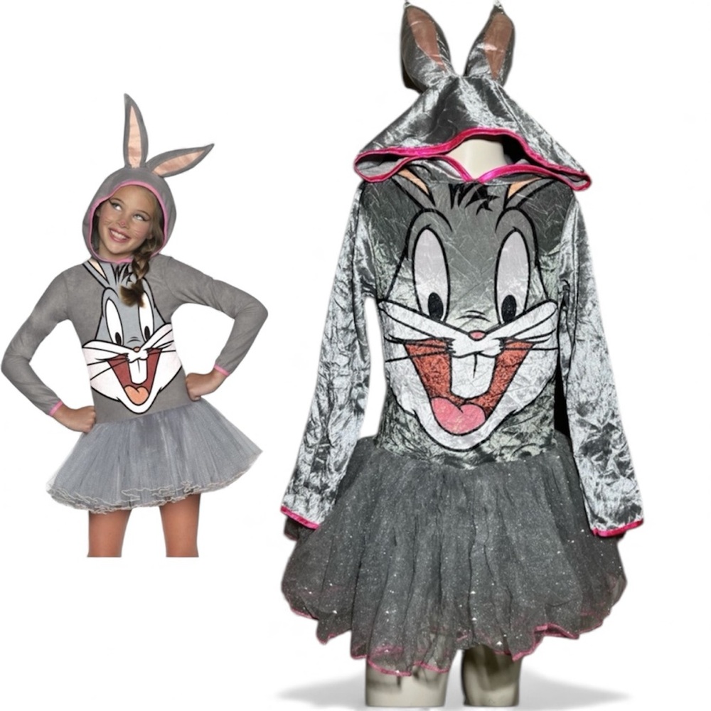🐰 Bugs Bunny Kids Hooded Tutu Dress
Costume